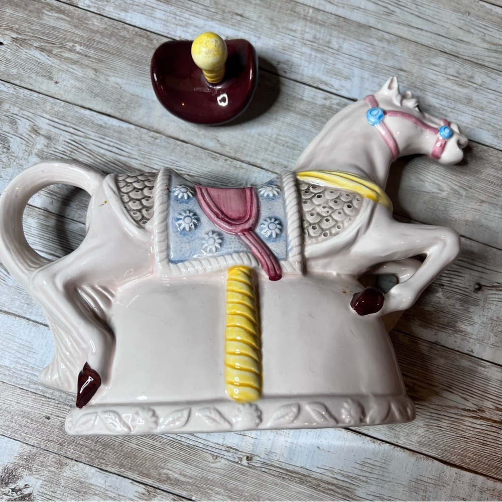 💚Heritage Mint Collectibles horse teapot